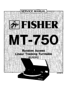 Fisher MT-750 - Service Manual 
